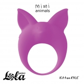 Фиолетовое эрекционное кольцо Kitten Kyle - Lola Games - в Волгограде купить с доставкой