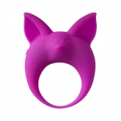 Фиолетовое эрекционное кольцо Kitten Kyle - Lola Games - в Волгограде купить с доставкой
