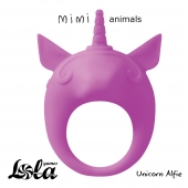 Фиолетовое эрекционное кольцо Unicorn Alfie - Lola Games - в Волгограде купить с доставкой