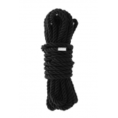 Черная веревка для шибари DELUXE BONDAGE ROPE - 5 м. - Dream Toys - купить с доставкой в Волгограде