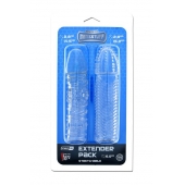 Комплект из 2 прозрачных насадок на пенис PENIS EXTENDER PACK - Dream Toys - в Волгограде купить с доставкой