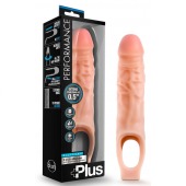 Телесный реалистичный фаллоудлинитель 9 Inch Silicone Cock Sheath Penis Extender - 22,86 см. - Blush Novelties - в Волгограде купить с доставкой