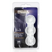 Прозрачный фигурный мастурбатор Master Stroker - Blush Novelties - в Волгограде купить с доставкой