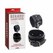 Черные наручники Surrender Wrist Restraints - Chisa - купить с доставкой в Волгограде