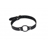 Черный кляп-кольцо Modesty - Lola Games - купить с доставкой в Волгограде