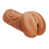 Кофейный мастурбатор-вагина Dumpling - Lola Games - в Волгограде купить с доставкой