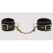 Черные наручники Bound to You Faux Leather Wrist Cuffs - Fifty Shades of Grey - купить с доставкой в Волгограде