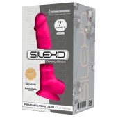 Розовый фаллоимитатор-реалистик Premium Dildo 7  Model 1 Premium - 17,5 см. - Adrien Lastic