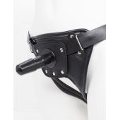 Черный пояс для насадок CLASS STRAP Restyling - LOVETOY (А-Полимер) - купить с доставкой в Волгограде