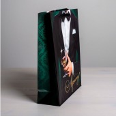 Бумажный пакет «Лучшему!» - 23 х 27 см. - Сима-Ленд - купить с доставкой в Волгограде