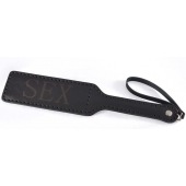 Черная гладкая шлепалка SEX - 35 см. - Sitabella - купить с доставкой в Волгограде