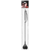 Черный стек с наконечником-сердечком - 54 см. - Notabu - купить с доставкой в Волгограде