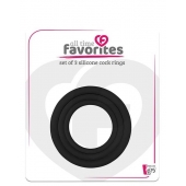 Набор из 3 эрекционных колец SILICONE COCKRINGS - Dream Toys - в Волгограде купить с доставкой