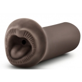 Коричневый мастурбатор-ротик Naughty Nicole - Blush Novelties - в Волгограде купить с доставкой