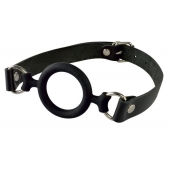 Черный кляп-рамка на регулируемых ремешках - Sitabella - купить с доставкой в Волгограде