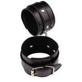 Черные оковы Classic Ankle Cuffs - Chisa - купить с доставкой в Волгограде