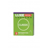 Гладкие презервативы LUXE Royal Classic - 3 шт. - Luxe - купить с доставкой в Волгограде