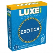 Текстурированные презервативы LUXE Royal Exotica - 3 шт. - Luxe - купить с доставкой в Волгограде