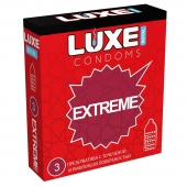Текстурированные презервативы LUXE Royal Extreme - 3 шт. - Luxe - купить с доставкой в Волгограде
