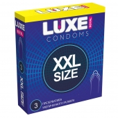 Презервативы увеличенного размера LUXE Royal XXL Size - 3 шт. - Luxe - купить с доставкой в Волгограде