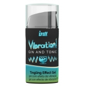 Жидкий интимный гель с эффектом вибрации Vibration! Gin   Tonic - 15 мл. - INTT - купить с доставкой в Волгограде