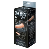 Телесный пустотелый харнесс MEN Style - 17,5 см. - LOVETOY (А-Полимер) - купить с доставкой в Волгограде