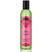 Массажное масло Naturals Strawberry Dreams с ароматом клубники - 236 мл. - Kama Sutra - купить с доставкой в Волгограде
