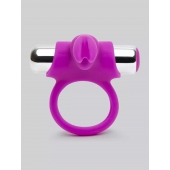 Лиловое виброкольцо с пультом ДУ Remote Control Cock Ring - Happy Rabbit - в Волгограде купить с доставкой