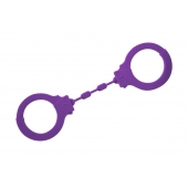Фиолетовые силиконовые поножи Limitation - Lola Games - купить с доставкой в Волгограде