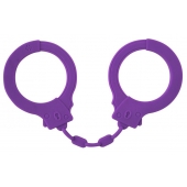 Фиолетовые силиконовые поножи Limitation - Lola Games - купить с доставкой в Волгограде