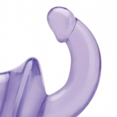 Фиолетовый безремневой страпон Strapless Strap-On - Lux Fetish - купить с доставкой в Волгограде