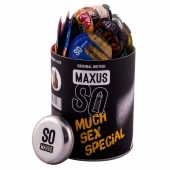 Текстурированные презервативы в кейсе MAXUS So Much Sex - 100 шт. - Maxus - купить с доставкой в Волгограде