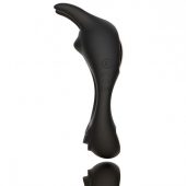 Черное эрекционное кольцо с двумя моторами Zeus Dual Vibe Cock Ring - FeelzToys - в Волгограде купить с доставкой
