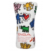 Мастурбатор-туба Keith Haring Soft Tube CUP - Tenga - в Волгограде купить с доставкой