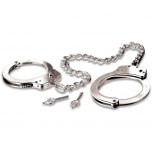 Металлические наручники Metal Leg Cuffs - Pipedream - купить с доставкой в Волгограде