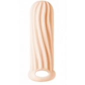 Телесный фаллоудлинитель Homme Wide - 13 см. - Lola Games - в Волгограде купить с доставкой