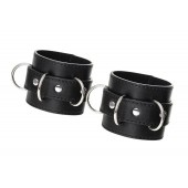 Черные наручники Anonymo на сцепке - ToyFa - купить с доставкой в Волгограде