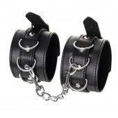Черные оковы Anonymo из искусственной кожи - ToyFa - купить с доставкой в Волгограде