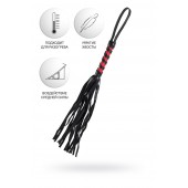 Черно-красный флоггер Anonymo - 45 см. - ToyFa - купить с доставкой в Волгограде