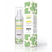 Разогревающее массажное масло Gourmet Spearmint Organic с органическими ингредиентами - 50 мл. - Exsens - купить с доставкой в Волгограде