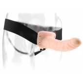 Полый страпон 8  Hollow Strap-On телесного цвета - 19 см. - Pipedream - купить с доставкой в Волгограде