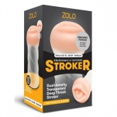 Мастурбатор-ротик ZOLO DEEP THROAT - Zolo - в Волгограде купить с доставкой