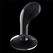 Прозрачный стимулятор простаты Flawless Clear Prostate Plug - 15 см. - Lovetoy - в Волгограде купить с доставкой