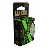 Презервативы в пластиковом кейсе MAXUS AIR Mixed - 3 шт. - Maxus - купить с доставкой в Волгограде