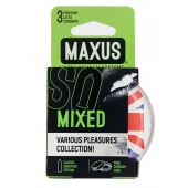 Презервативы в пластиковом кейсе MAXUS AIR Mixed - 3 шт. - Maxus - купить с доставкой в Волгограде
