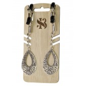 Изысканные зажимы на соски с подвесками  Шахерезада - Sitabella - купить с доставкой в Волгограде