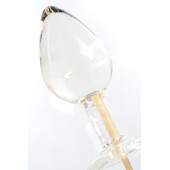 Прозрачный леденец в форме малой анальной пробки со вкусом пина колада - Sosuчki - купить с доставкой в Волгограде