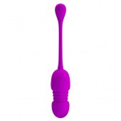 Лиловые вагинальные шарики с возвратно-поступательными движениями Callie - Baile