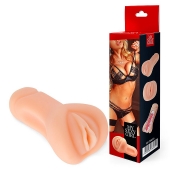 Телесный реалистичный мастурбатор в виде вагины - Bior toys - в Волгограде купить с доставкой