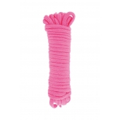 Розовая веревка для связывания Sweet Caress Rope - 10 метров - Sweet Caress - купить с доставкой в Волгограде